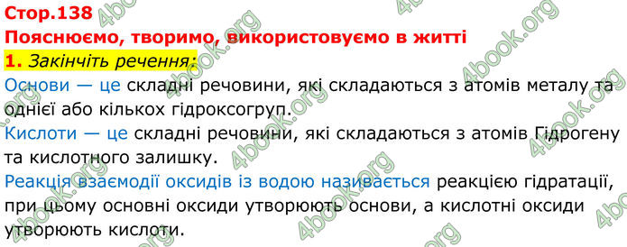 ГДЗ Хімія 8 клас Мідак