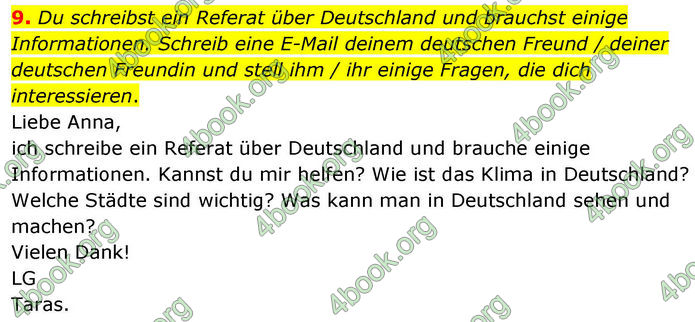 ГДЗ Німецька мова 8 клас Басай (2025)