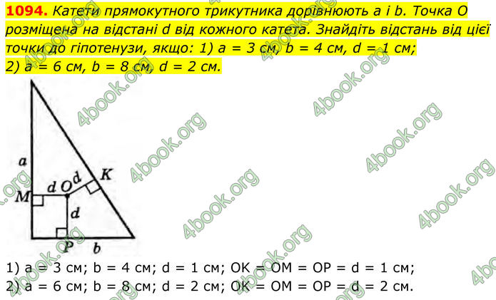 ГДЗ Геометрія 8 клас Бурда (2025)