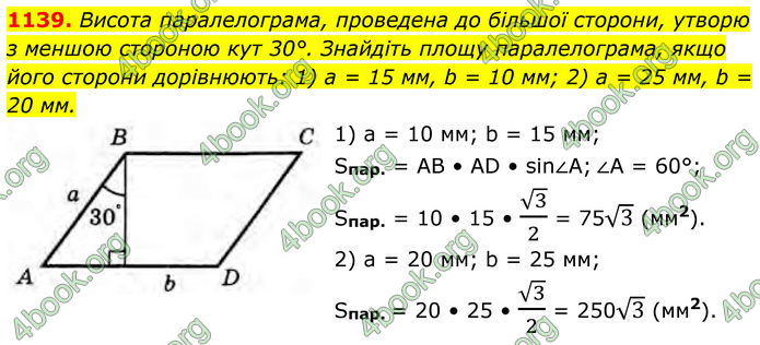 ГДЗ Геометрія 8 клас Бурда (2025)