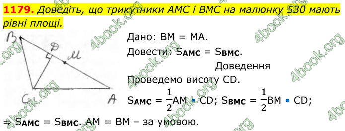 ГДЗ Геометрія 8 клас Бурда (2025)