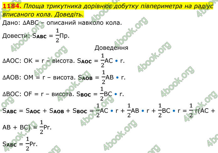 ГДЗ Геометрія 8 клас Бурда (2025)