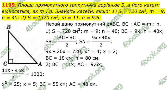 ГДЗ Геометрія 8 клас Бурда (2025)