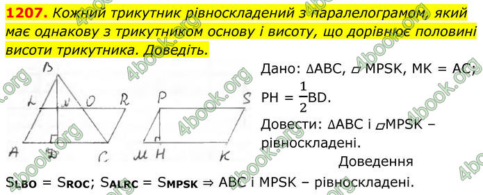 ГДЗ Геометрія 8 клас Бурда (2025)