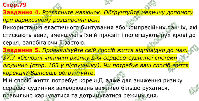 ГДЗ Робочий зошит біологія 8 клас Мирна (НУШ)