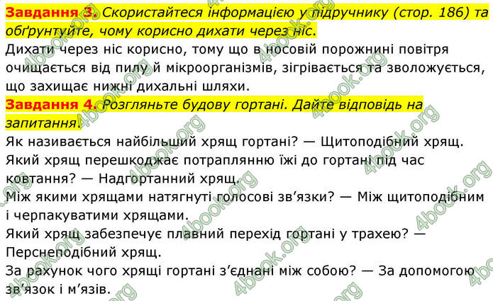 ГДЗ Робочий зошит біологія 8 клас Мирна (НУШ)