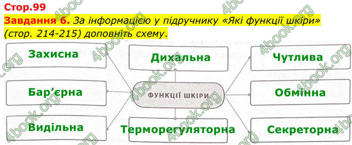 ГДЗ Робочий зошит біологія 8 клас Мирна (НУШ)