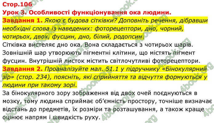 ГДЗ Робочий зошит біологія 8 клас Мирна (НУШ)