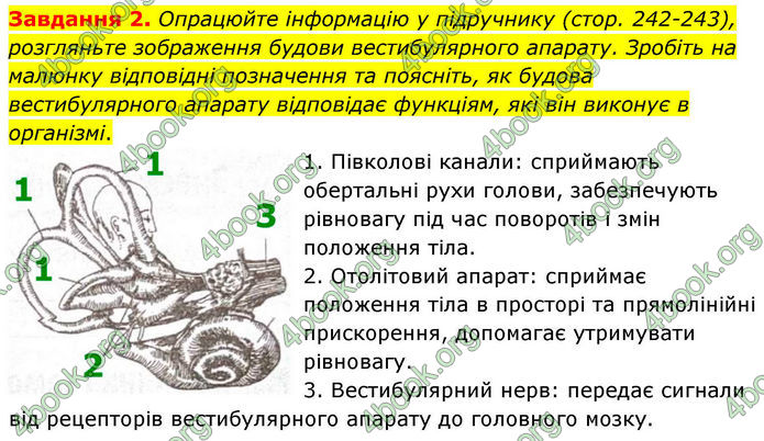 ГДЗ Робочий зошит біологія 8 клас Мирна (НУШ)