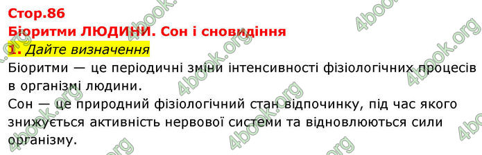 ГДЗ Зошит Біологія 8 клас Кулініч (2025)