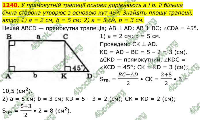ГДЗ Геометрія 8 клас Бурда (2025)