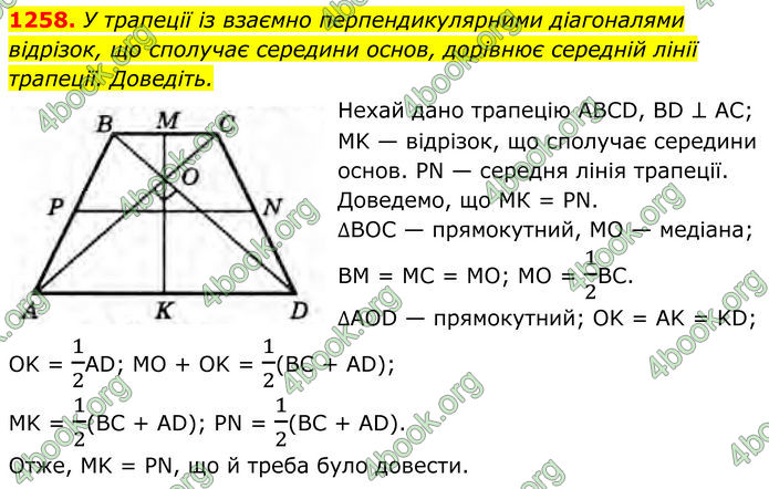 ГДЗ Геометрія 8 клас Бурда (2025)