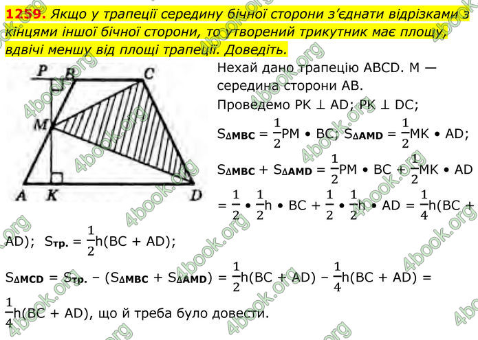 ГДЗ Геометрія 8 клас Бурда (2025)