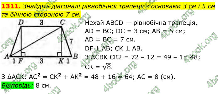 ГДЗ Геометрія 8 клас Бурда (2025) ГДЗ Геометрія 8 клас Бурда (2025)