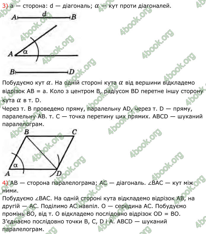 ГДЗ Геометрія 8 клас Бурда (2025)