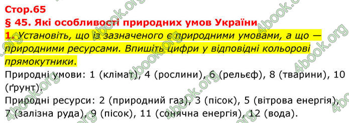 ГДЗ Зошит Географія 8 клас Гільберг (2025)