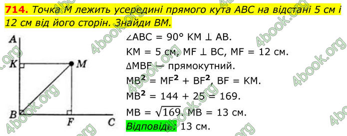 ГДЗ Геометрія 8 клас Бевз (2025)
