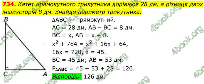 ГДЗ Геометрія 8 клас Бевз (2025)
