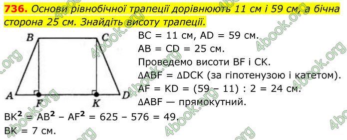 ГДЗ Геометрія 8 клас Бевз (2025)