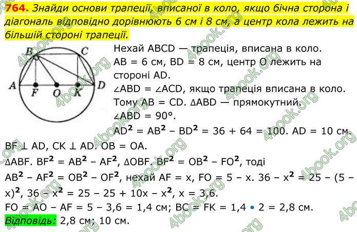 ГДЗ Геометрія 8 клас Бевз (2025)