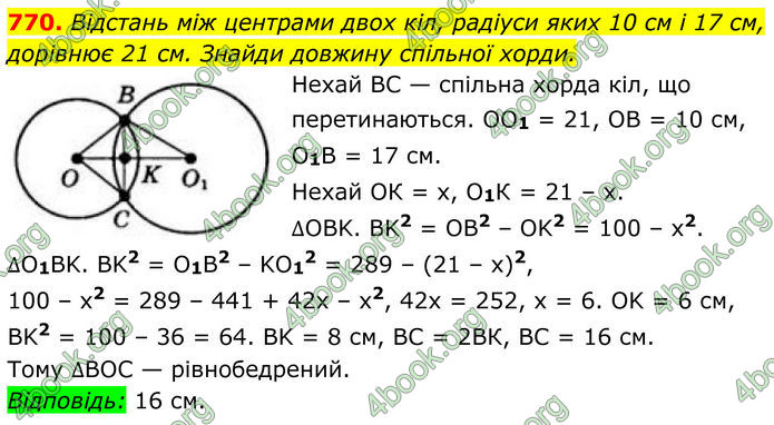 ГДЗ Геометрія 8 клас Бевз (2025)