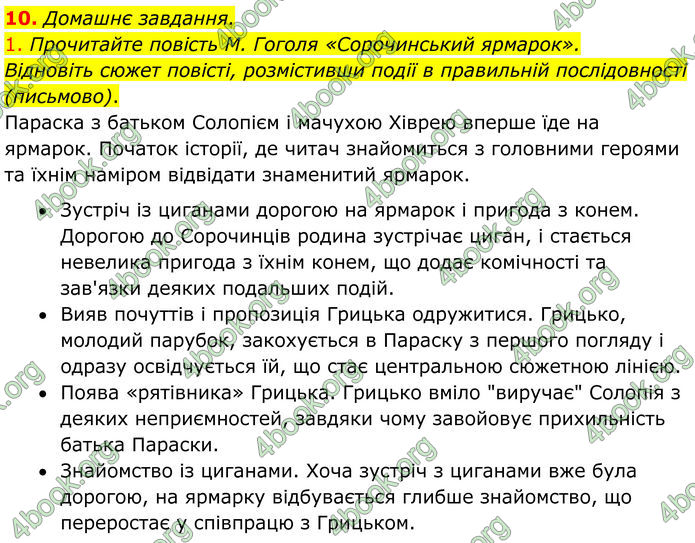 ГДЗ Українська література 8 клас Авраменко (2025)