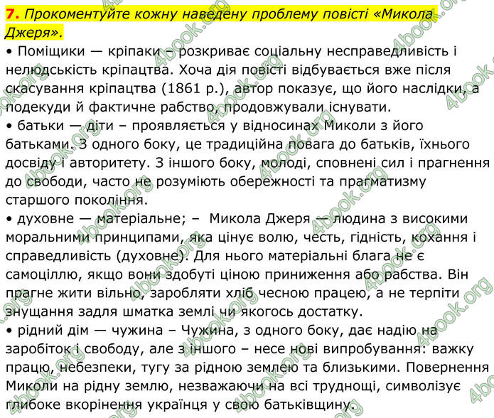 ГДЗ Українська література 8 клас Авраменко (2025)