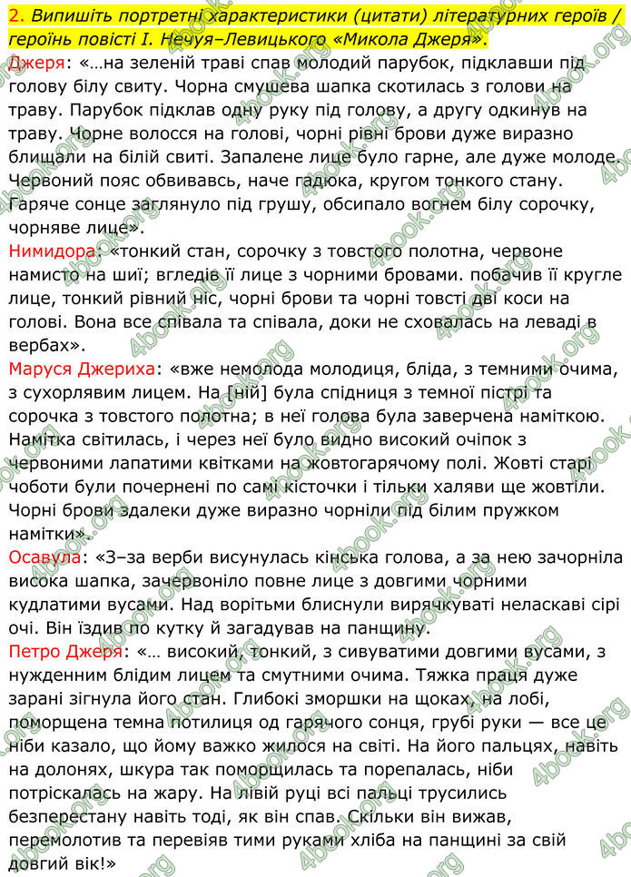 ГДЗ Українська література 8 клас Авраменко (2025)