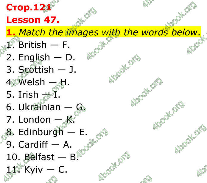 ГДЗ Англійська мова 8 клас Кучма (2025)