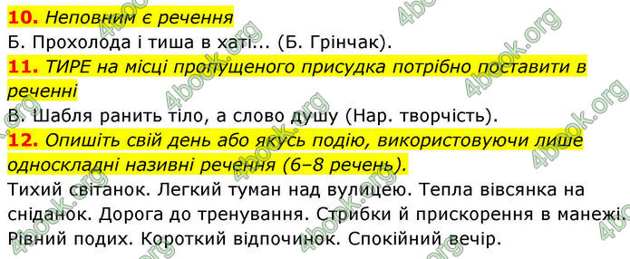 ГДЗ зошит Українська мова 8 клас Заболотний