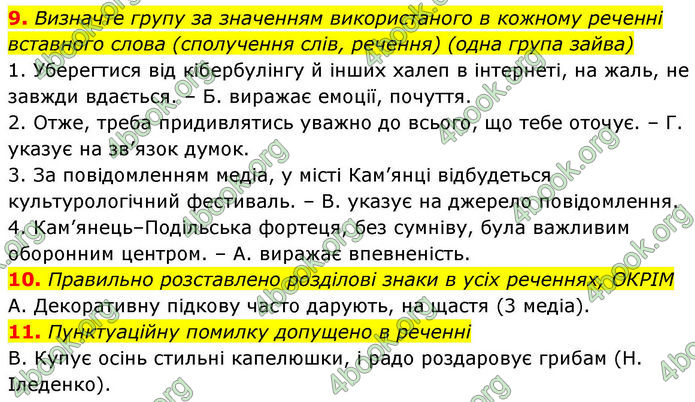 ГДЗ зошит Українська мова 8 клас Заболотний