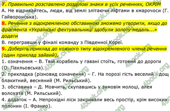 ГДЗ зошит Українська мова 8 клас Заболотний