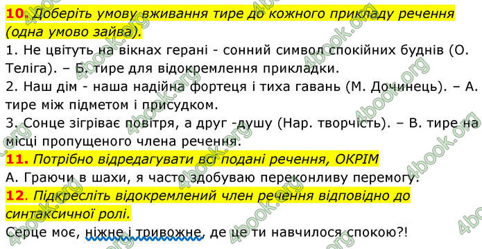 ГДЗ зошит Українська мова 8 клас Заболотний