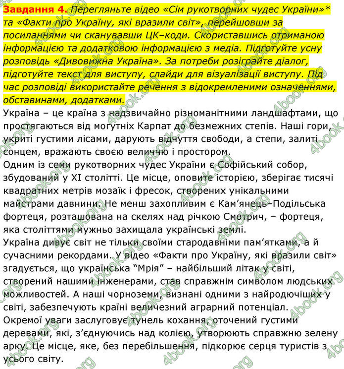 ГДЗ зошит Українська мова 8 клас Заболотний