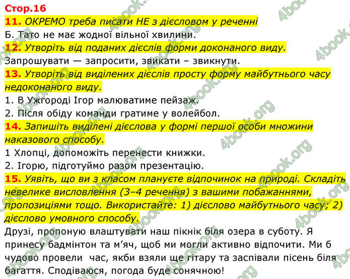 ГДЗ зошит Українська мова 7 клас Заболотний