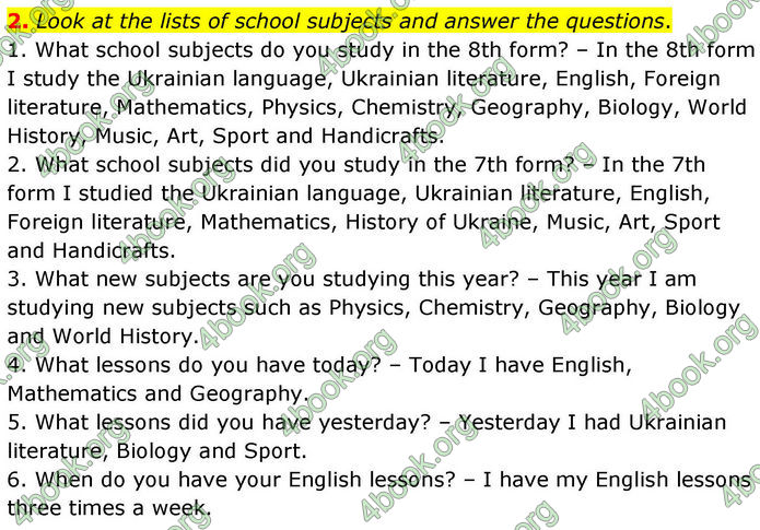 ГДЗ Англійська мова 8 клас Кучма (2025)
