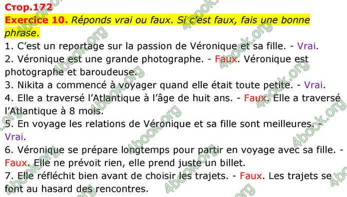 ГДЗ Французька мова 8 клас Чумак (НУШ)