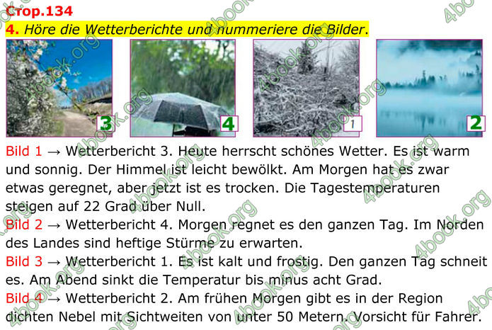 ГДЗ Німецька мова 8 клас Сотникова (2025) 4 рік