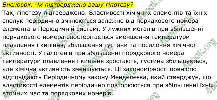 ГДЗ Хімія 8 клас Мідак