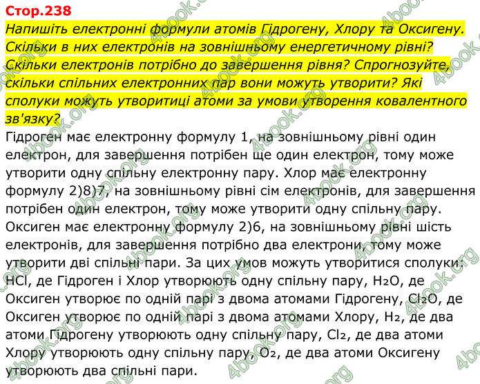 ГДЗ Хімія 8 клас Мідак