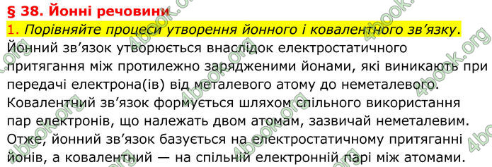 ГДЗ Хімія 8 клас Попель (2025)