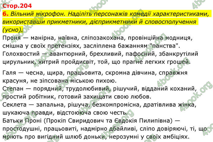 ГДЗ Українська література 8 клас Авраменко (2025)