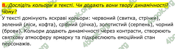 ГДЗ Українська література 8 клас Калинич