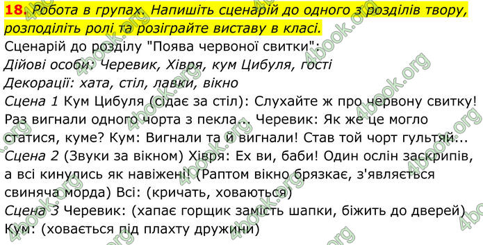 ГДЗ Українська література 8 клас Калинич