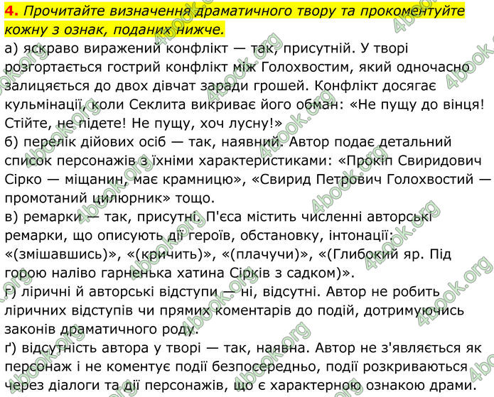 ГДЗ Українська література 8 клас Калинич
