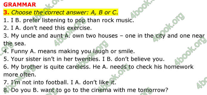 ГДЗ Тестовий зошит Англійська мова 8 клас Тіліоуін Prepare