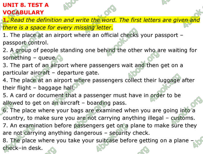 ГДЗ Тестовий зошит Англійська мова 8 клас Тіліоуін Prepare