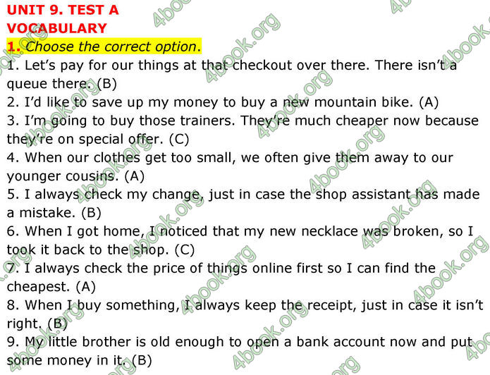 ГДЗ Тестовий зошит Англійська мова 8 клас Тіліоуін Prepare