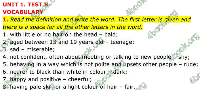 ГДЗ Тестовий зошит Англійська мова 8 клас Тіліоуін Prepare