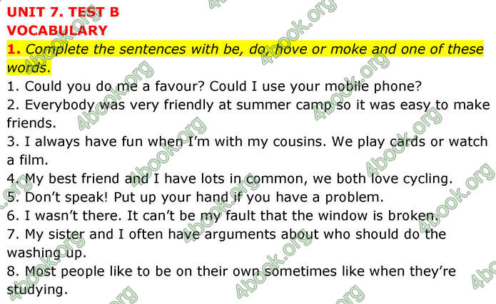 ГДЗ Тестовий зошит Англійська мова 8 клас Тіліоуін Prepare